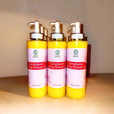 Complexion toning shower gel