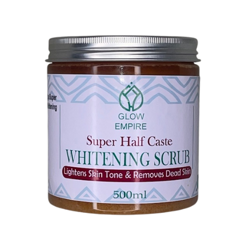 Super half caste whitening  scrub (500ml)